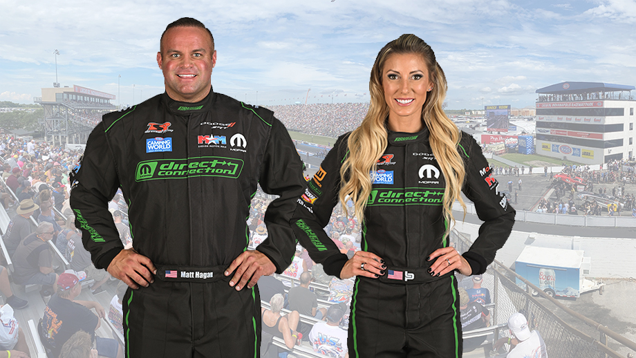 Leah Pruett and Matt Hagan Charge Into NHRA U.S. Nationals with Momentum and High Hopes 3 Matt Hagan and Leah Pruett target Indy success with Tony Stewart Racing