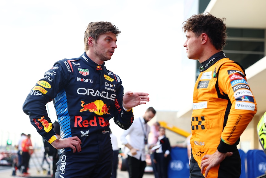 Max Verstappen Shares Powerful Reaction to Lando Norris' Big Career News 3 Max Verstappen and Lando Norris battle on track amid diverging development programmes