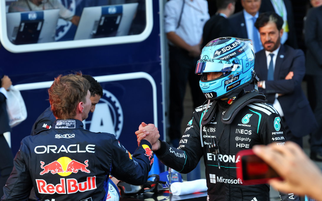 Max Verstappen Blocks George Russell’s Rare F1 Record Held by Lewis Hamilton 2 Max Verstappen denies George Russell a Super Grand Chelem with fastest FP3 time in Baku