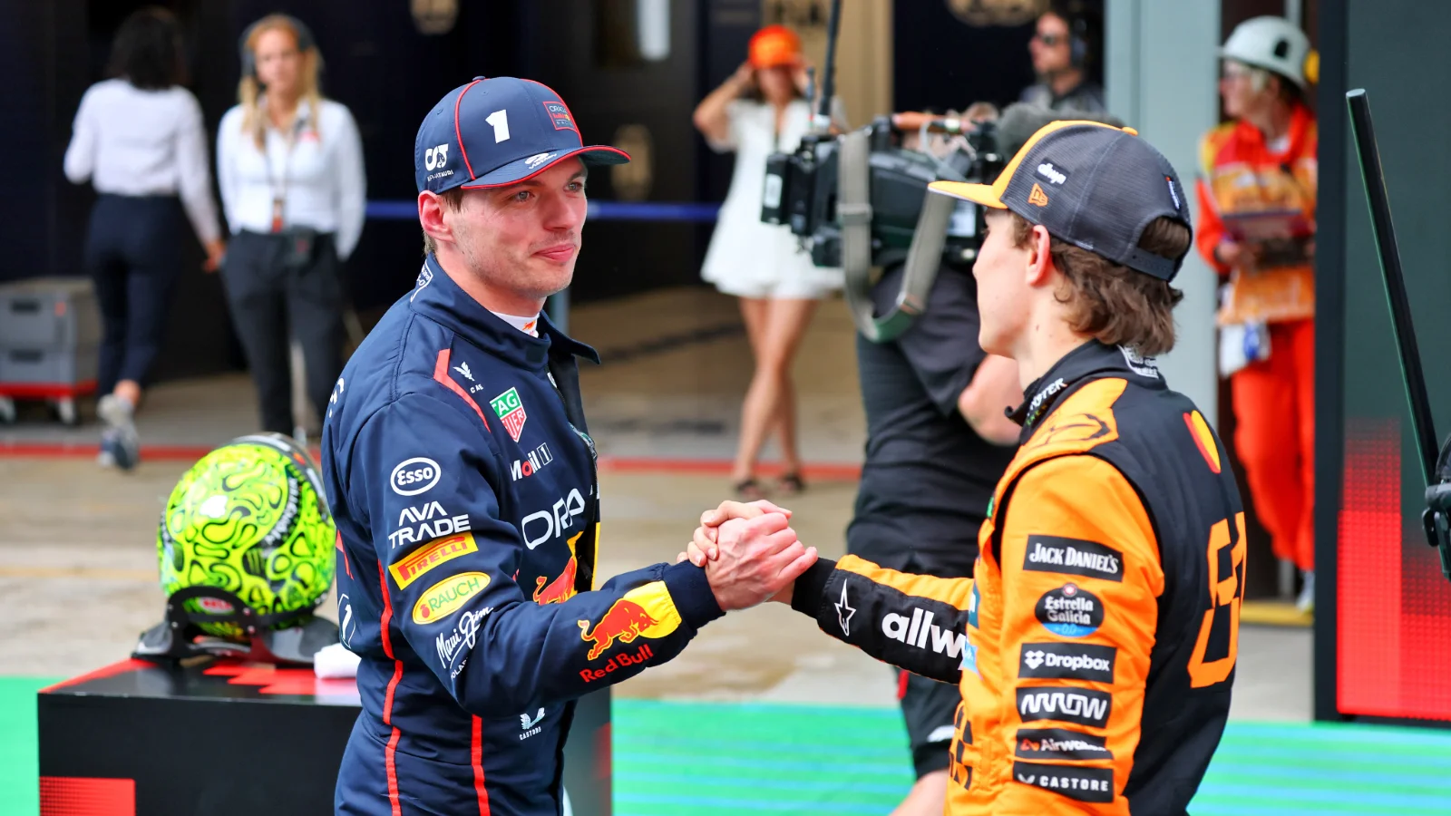 McLaren Opens Door Wide for Max Verstappen’s Next Move 3 Max Verstappen in Red Bull team kit during a media session