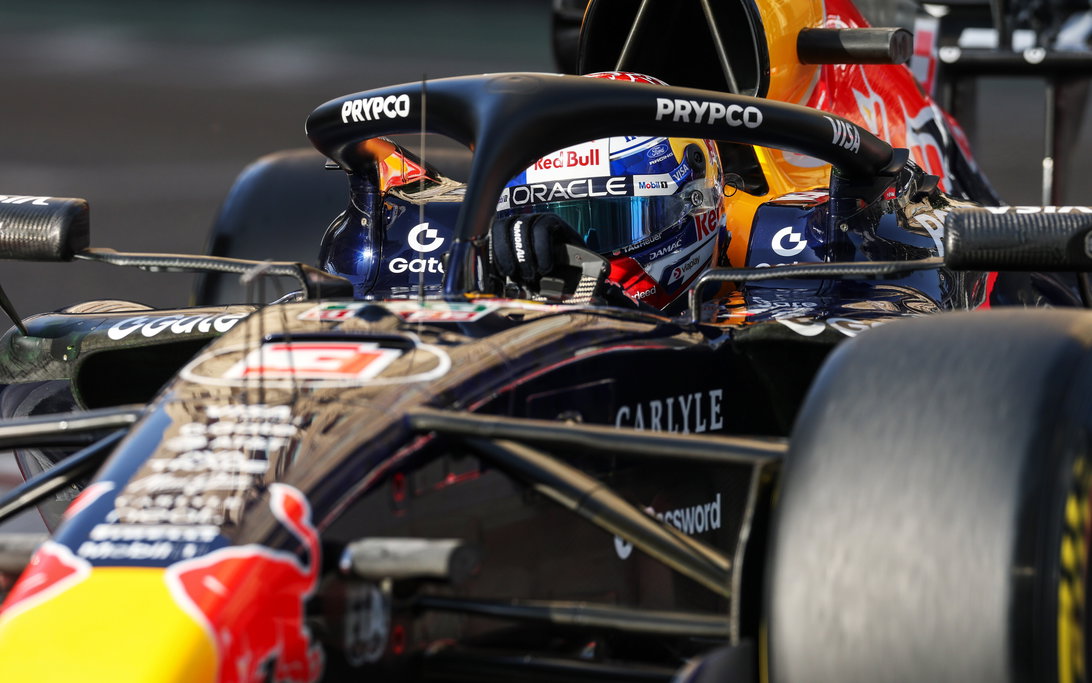 Max Verstappen Charges in Red Bull as Mercedes’ Baku Reign Ends 2 Max Verstappen in the Red Bull during Baku practice, 2026 Azerbaijan GP