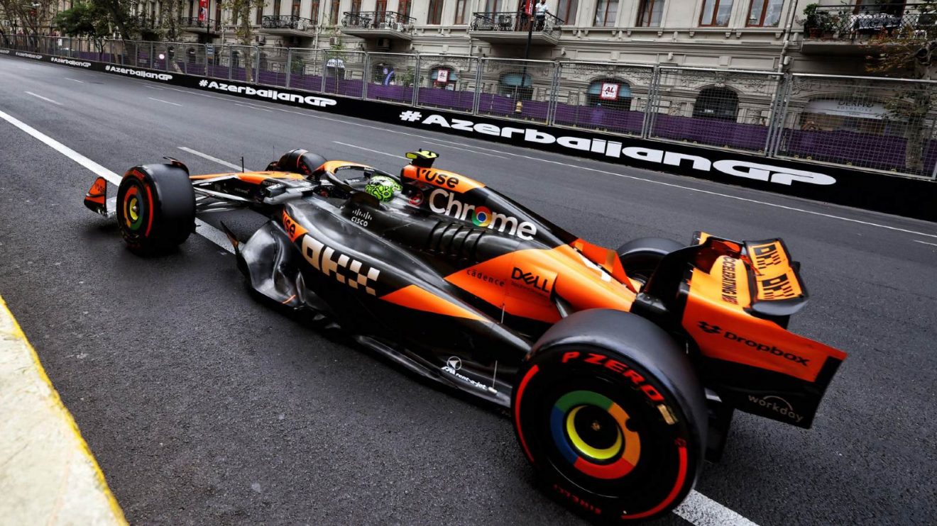 Alex Brundle Challenges McLaren F1 Upgrade After Azerbaijan GP Setback 3 Close-up of McLaren rear wing and floor components under scrutiny