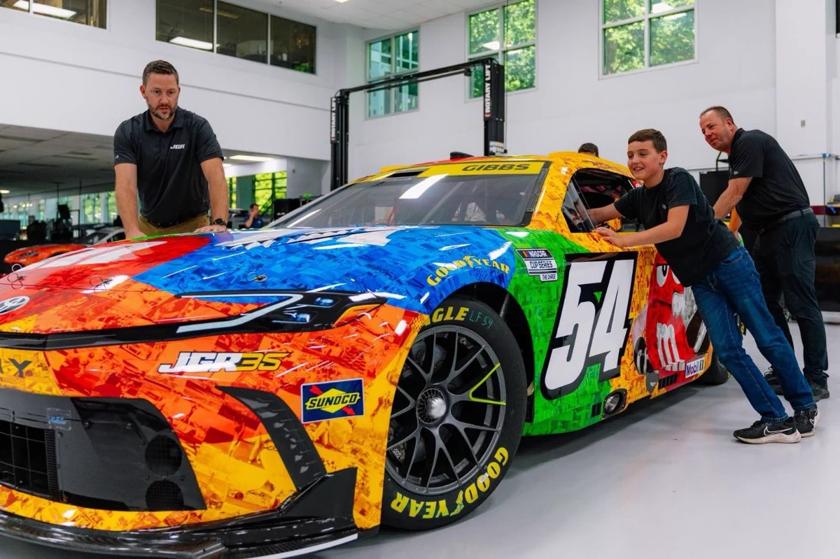 Ty Gibbs Opens Up on Grief, Supporting Brexton Busch, and M&M's NASCAR Comeback 3 Ty Gibbs’ M&M’s tribute livery shared on social media