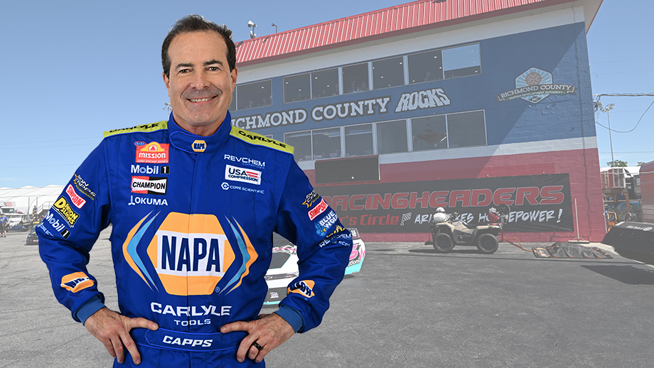 New Rockingham Venue Ignites Passion for Veteran Ron Capps 2 Ron Capps and teams prepare at Rockingham Dragway during NHRA’s return