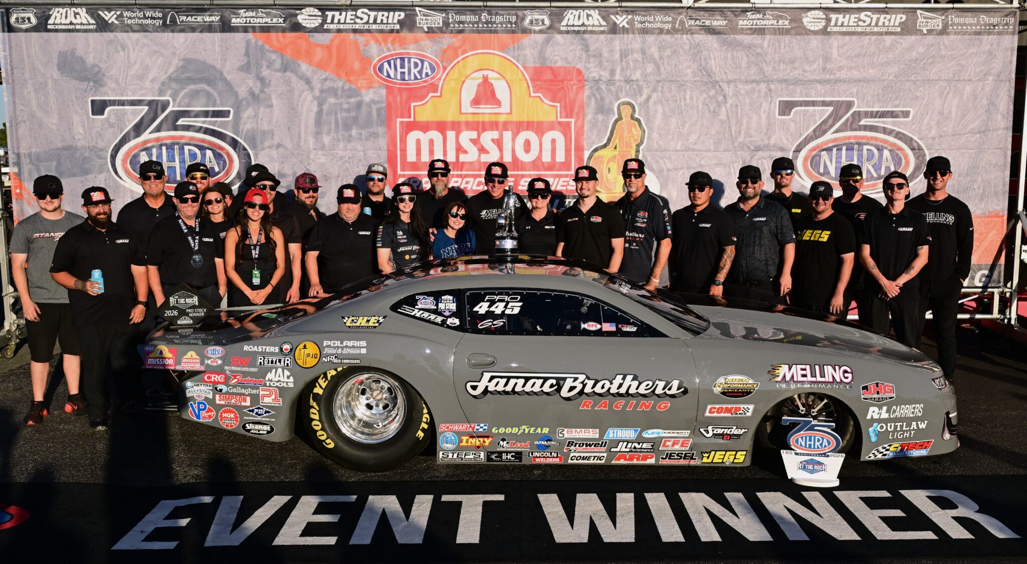 Greg Stanfield Claims Pro Stock Points Lead After Rockingham Victory 2 Greg Stanfield celebrates Pro Stock victory at Rockingham Dragway