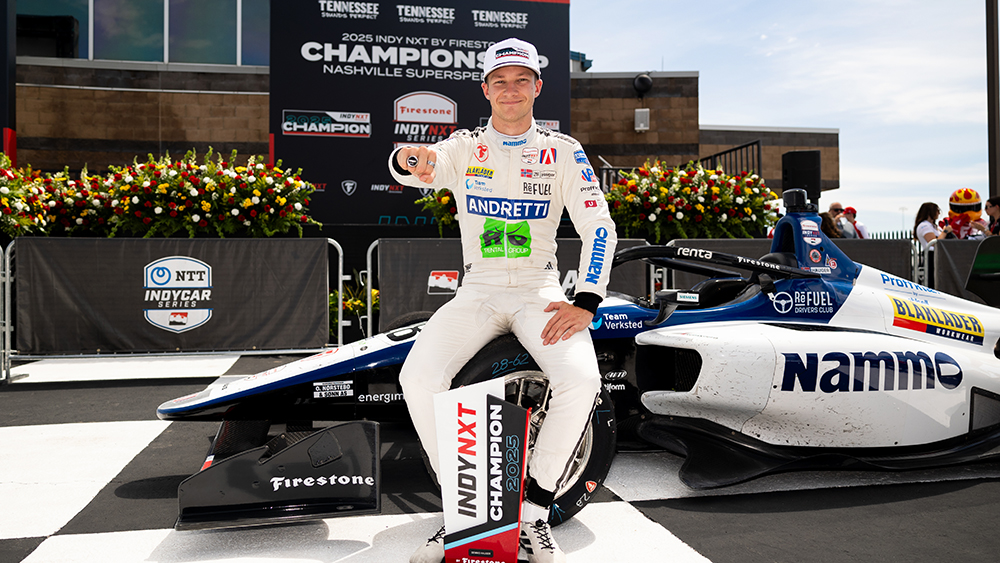 Dennis Hauger Battles Hard To Secure Rookie of the Year Win 2 Dennis Hauger secures IndyCar Rookie of the Year despite early crash at Laguna Seca