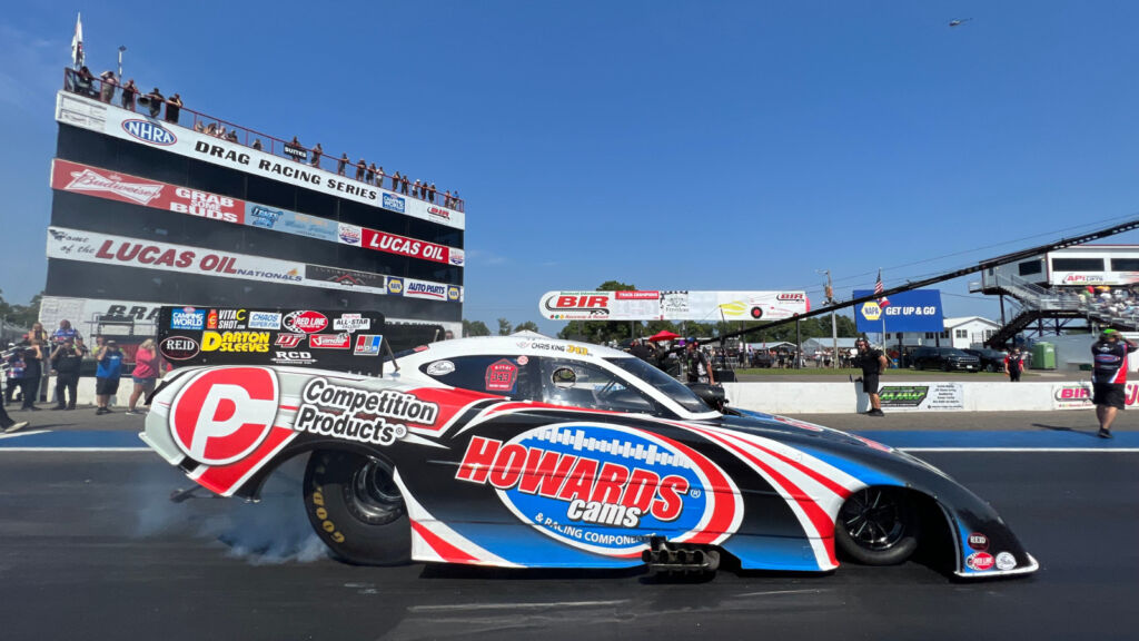 Chris King’s Funny Car Shows Strong Growth At St. Louis 3 Chris King remains optimistic ahead of NAPA Midwest Nationals qualifying in St. Louis
