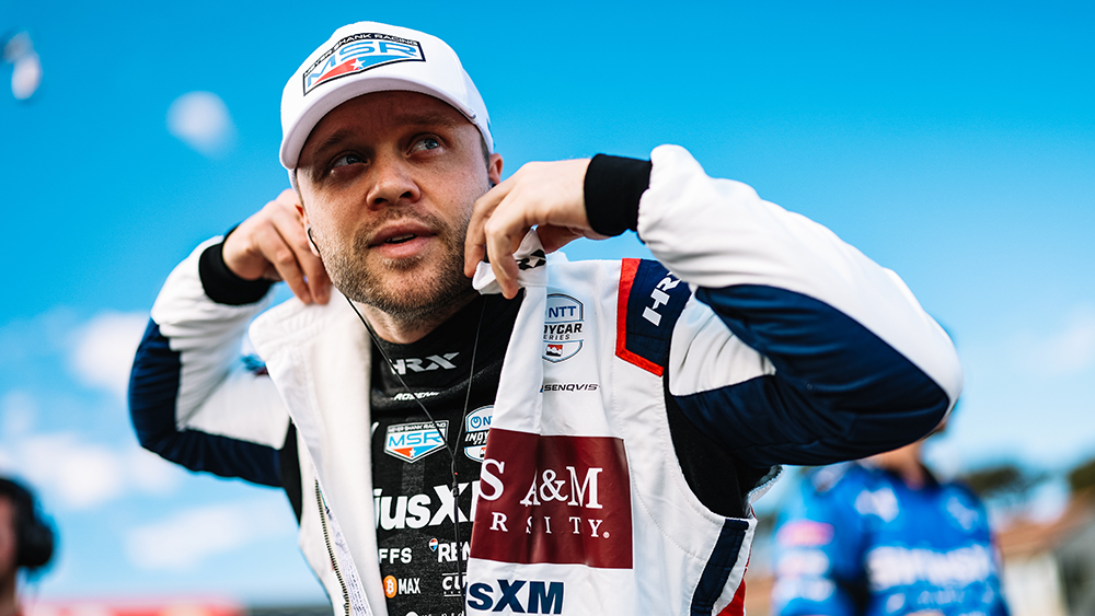 Felix Rosenqvist Shows Consistent Speed in Emotional MSR Farewell 2 Felix Rosenqvist in the No. 60 Meyer Shank Racing Honda during the Laguna Seca weekend