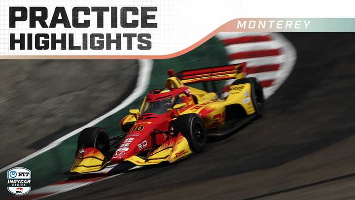 Alex Palou Powers Ahead to Lead Laguna Seca Practice Session 2 Alex Palou leads opening practice at Laguna Seca in the No. 10 DHL Lightning Bolt Honda