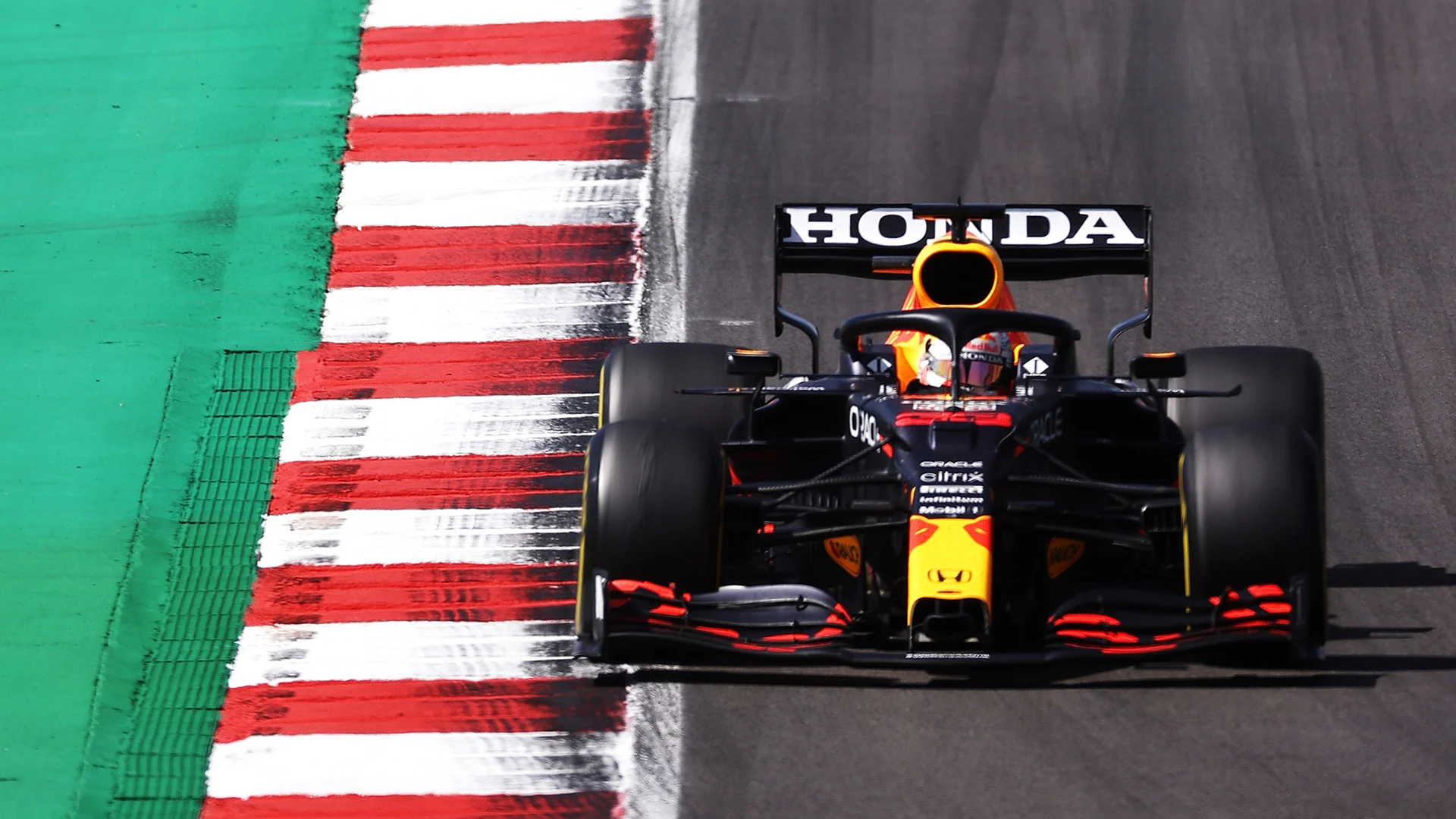 Max Verstappen Admits Red Bull Struggled Against Mercedes Challenge 2 Red Bull trailing Mercedes on the straights at Monza