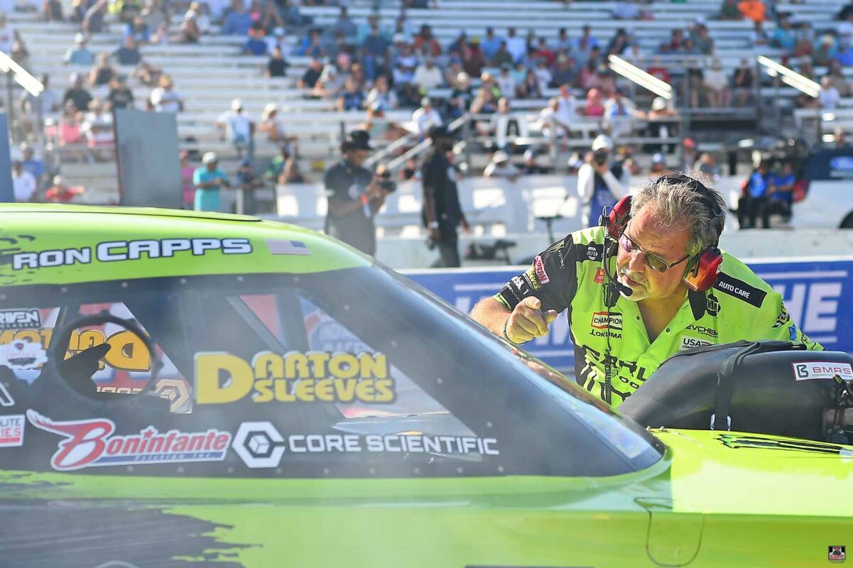 Ron Capps Finishes Strong with Semifinal at NHRA U.S. Nationals 2 Ron Capps in his Funny Car during the U.S. Nationals at Indianapolis