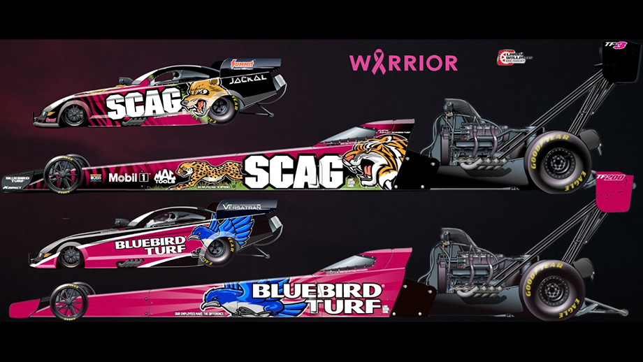 SCAG Racing Shines in Pink at NHRA Midwest Nationals for Breast Cancer Awareness 2 SCAG Racing’s pink livery showcased for the NHRA Midwest Nationals
