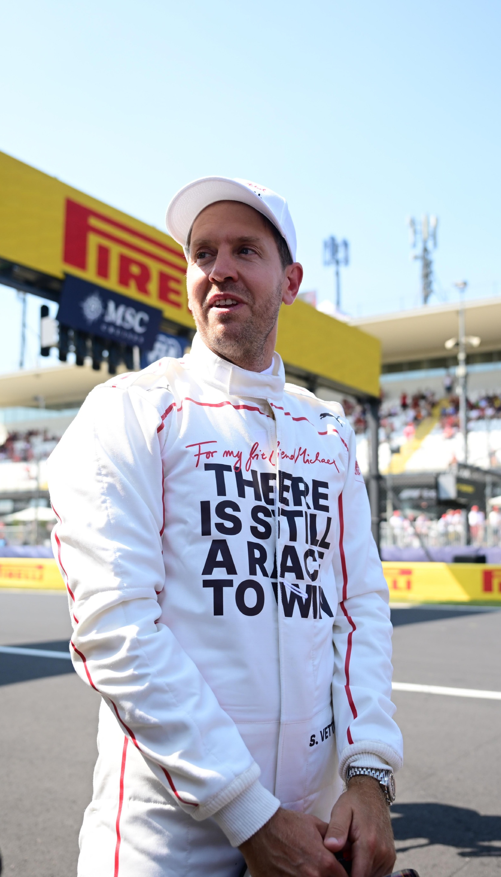 Sebastian Vettel Reacts to Losing Youngest F1 Champion Title 3 Portrait of four-time Formula 1 world champion Sebastian Vettel