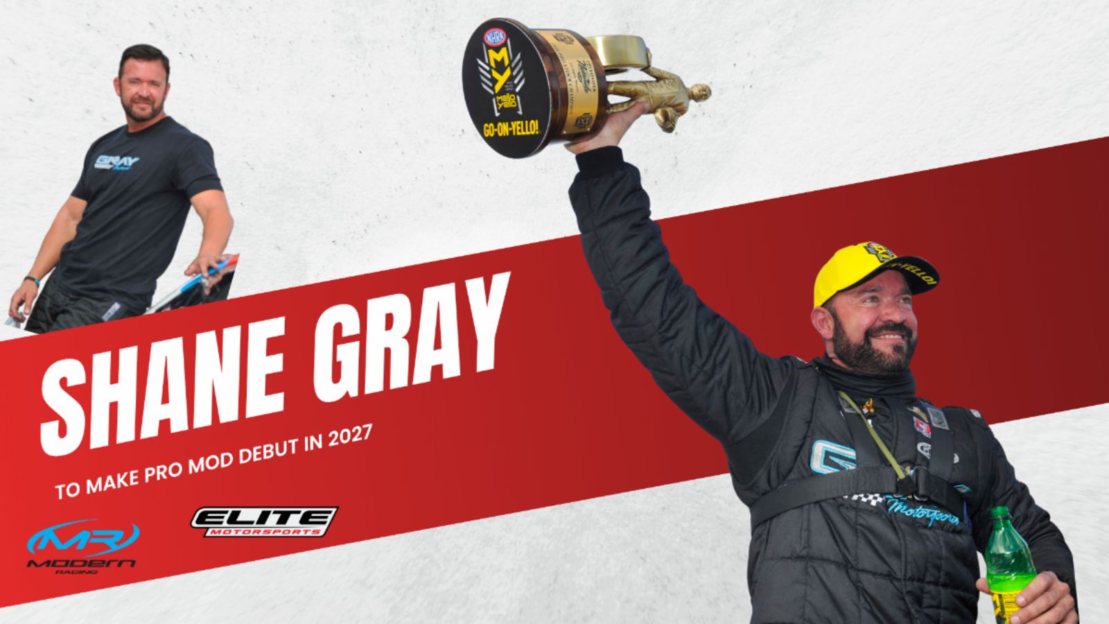 Shane Gray Ready for Pro Mod Debut at NHRA U.S. Nationals with Elite Motorsports 2 Shane Gray prepares for his Pro Mod debut with Elite Motorsports and Modern Racing at the NHRA U.S. Nationals