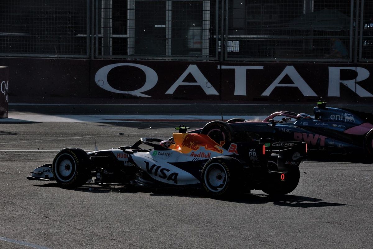 Shocking Silence on Baku’s Intense F1 Team-Mate Clash Explained 2 Racing Bulls teammates collide at Turn 1 during the Azerbaijan Grand Prix