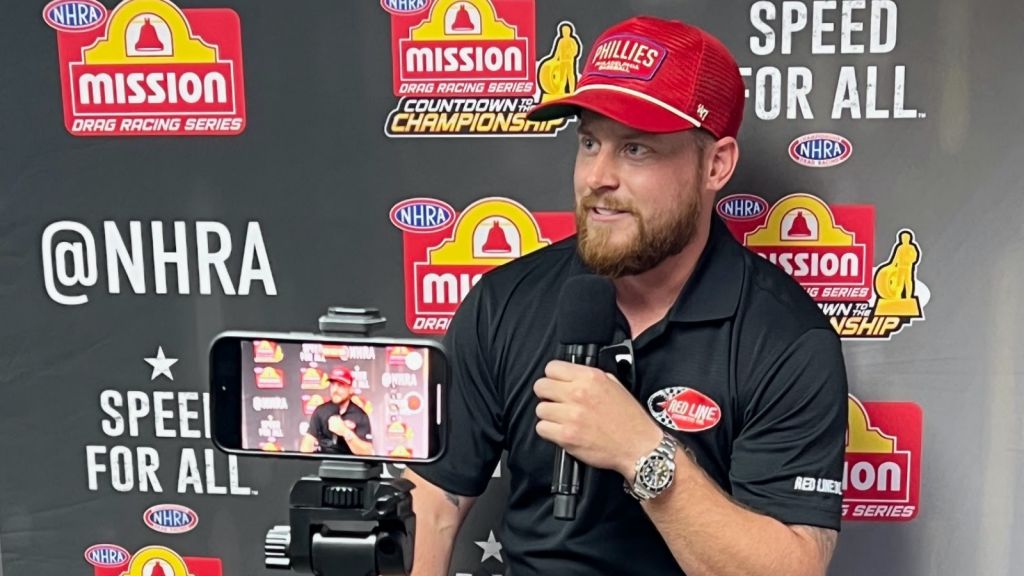 Spencer Hyde Delivers Season-Best Speed and Strong Showing at Michigan Debut 2 Spencer Hyde launches in Funny Car qualifying at US 131 Motorsports Park