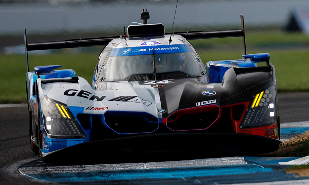 Sheldon van der Linde Overtakes Earl Bamber to Win IMSA Indianapolis Thriller 3 BMW M Team WRT celebrates its first IMSA GTP victory at Indianapolis