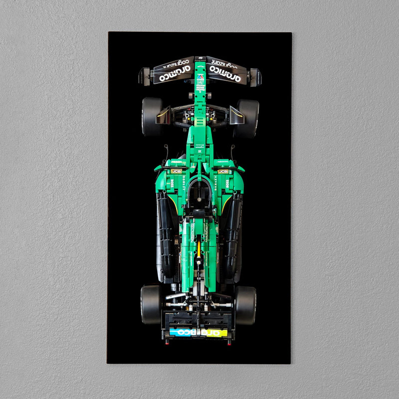 Aston Martin Slashes Losses After Massive F1 Team Expansion 3 Display frame for LEGO Aston Martin AMR25 F1 car