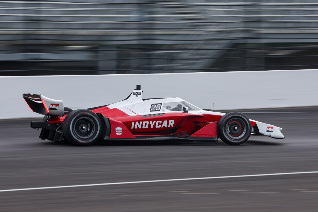 Get Ready: IR-28 Car Set for Its First Oval Track Workout This Week 2 Dallara IR-28 testing at Indianapolis Motor Speedway oval