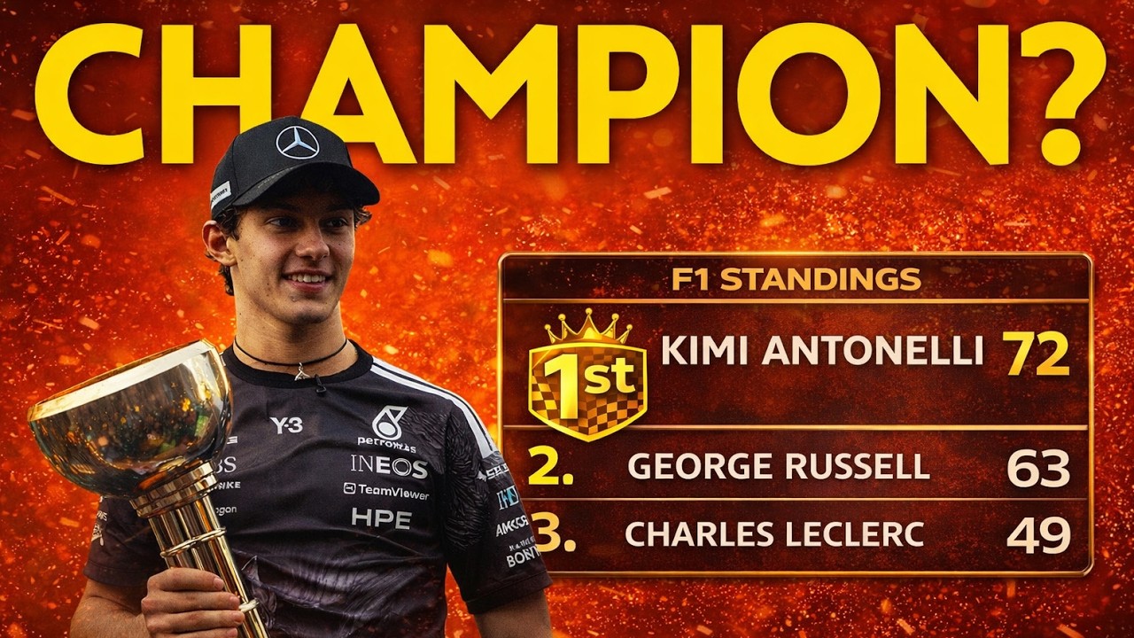 Kimi Antonelli Shows No Championship Pressure as Jolyon Palmer Praises 2026 Turnaround 2 Kimi Antonelli celebrates as Mercedes extends its 2026 title push