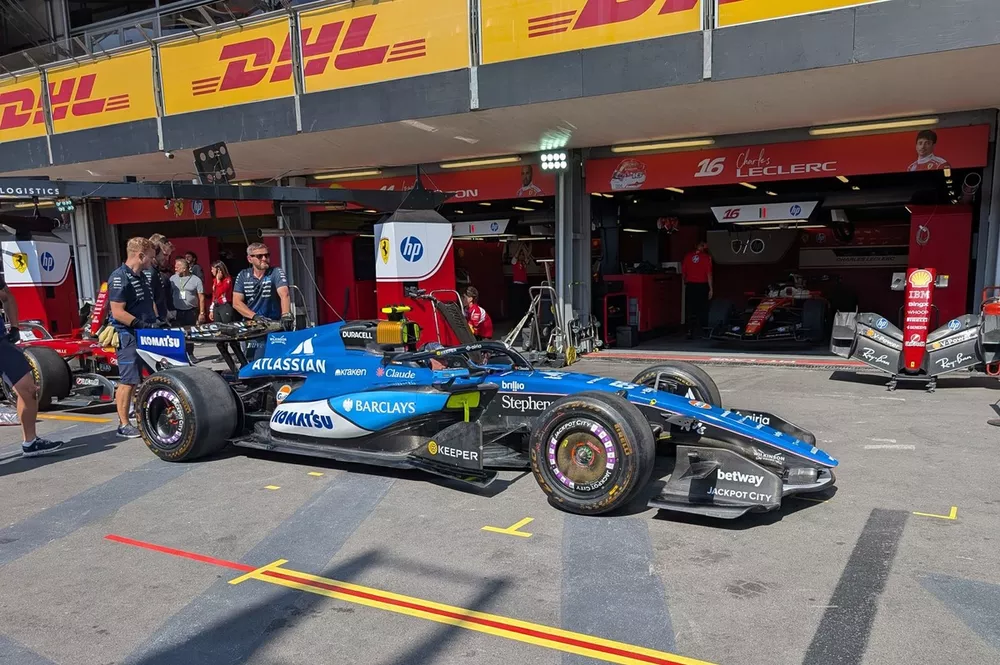 David Coulthard Issues Stark Warning: Williams FW48 Upgrade Must Succeed 2 Williams FW48 during upgrade evaluation in Baku