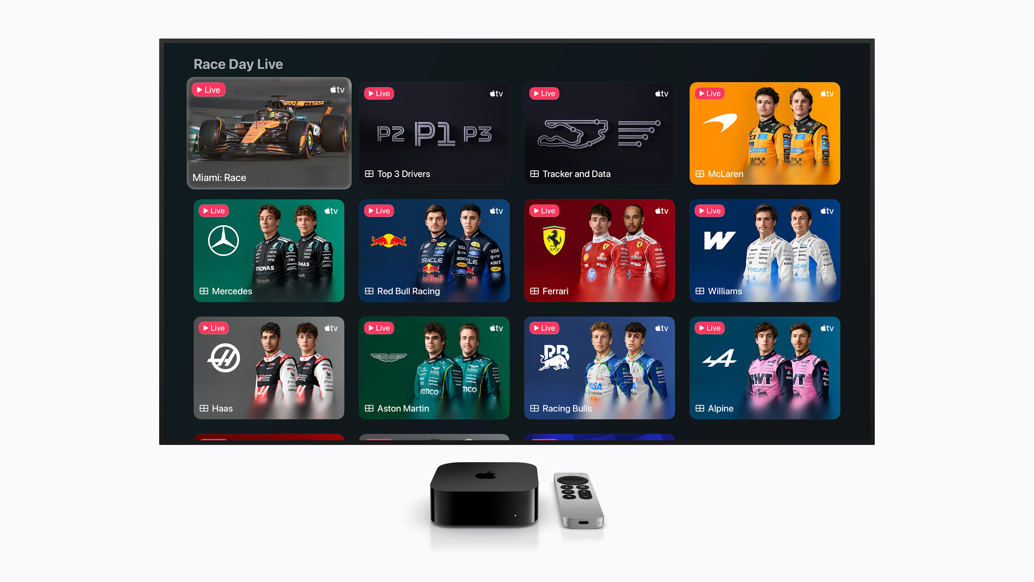 Watch the 2026 Singapore Grand Prix Live on F1 TV Premium 3 Apple’s 2026 F1 integration brings F1 TV access to Apple TV users