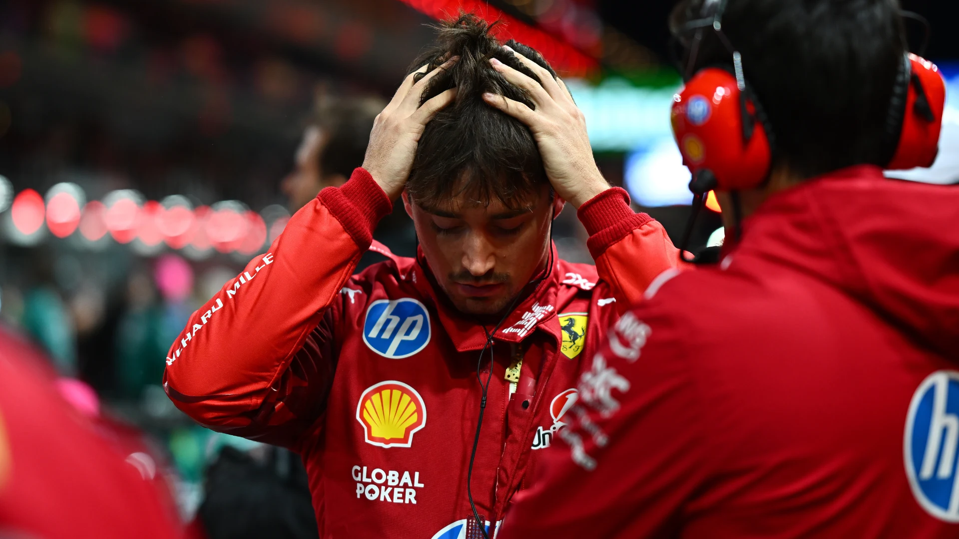 Charles Leclerc Reveals Overlooked Opportunity in Max Verstappen Duel 2 Charles Leclerc chases Max Verstappen at the Singapore Grand Prix start