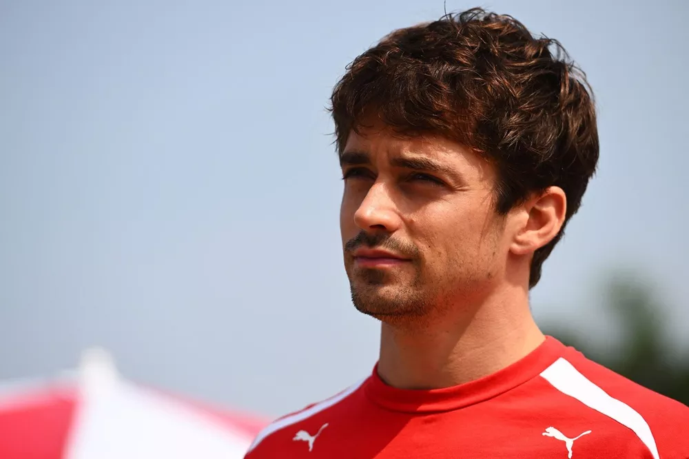 Charles Leclerc Deletes Social Apps Over 'Silly' Fred Vasseur Rumors 2 Charles Leclerc speaks to media amid Ferrari speculation