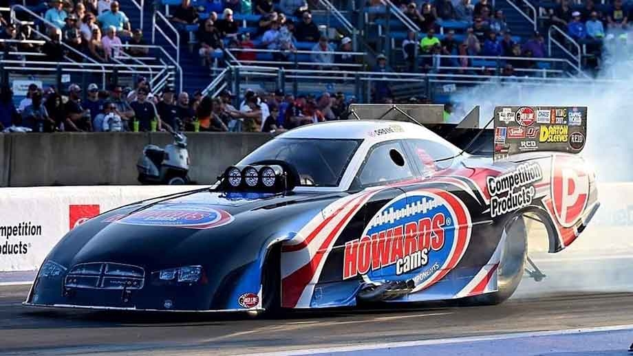 Chris King Charges Ahead in Thrilling Speed Stampede 2 Chris King prepares for NHRA Funny Car competition