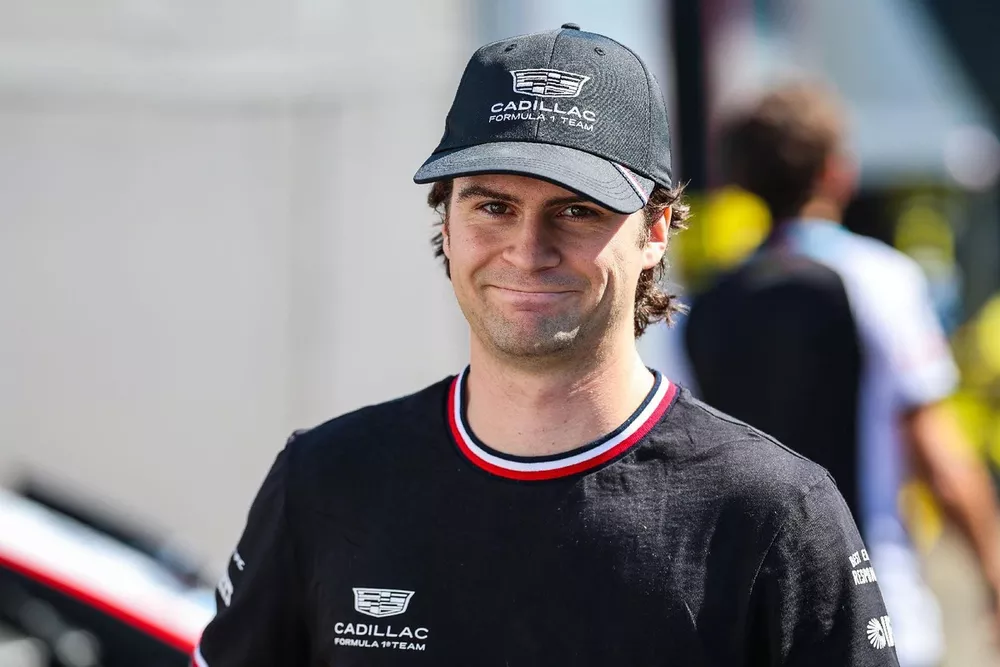 Colton Herta Celebrates Austin Homecoming Amid 2027 Uncertainty 2 Colton Herta drives Cadillac's F1 car during FP1 at COTA
