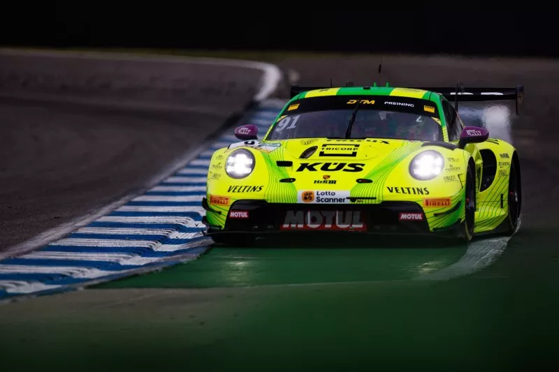 DTM Hockenheim: Title Favorite Preining Leads Practice but Stays Cautious 2 Thomas Preining leads DTM practice at Hockenheim in mixed conditions