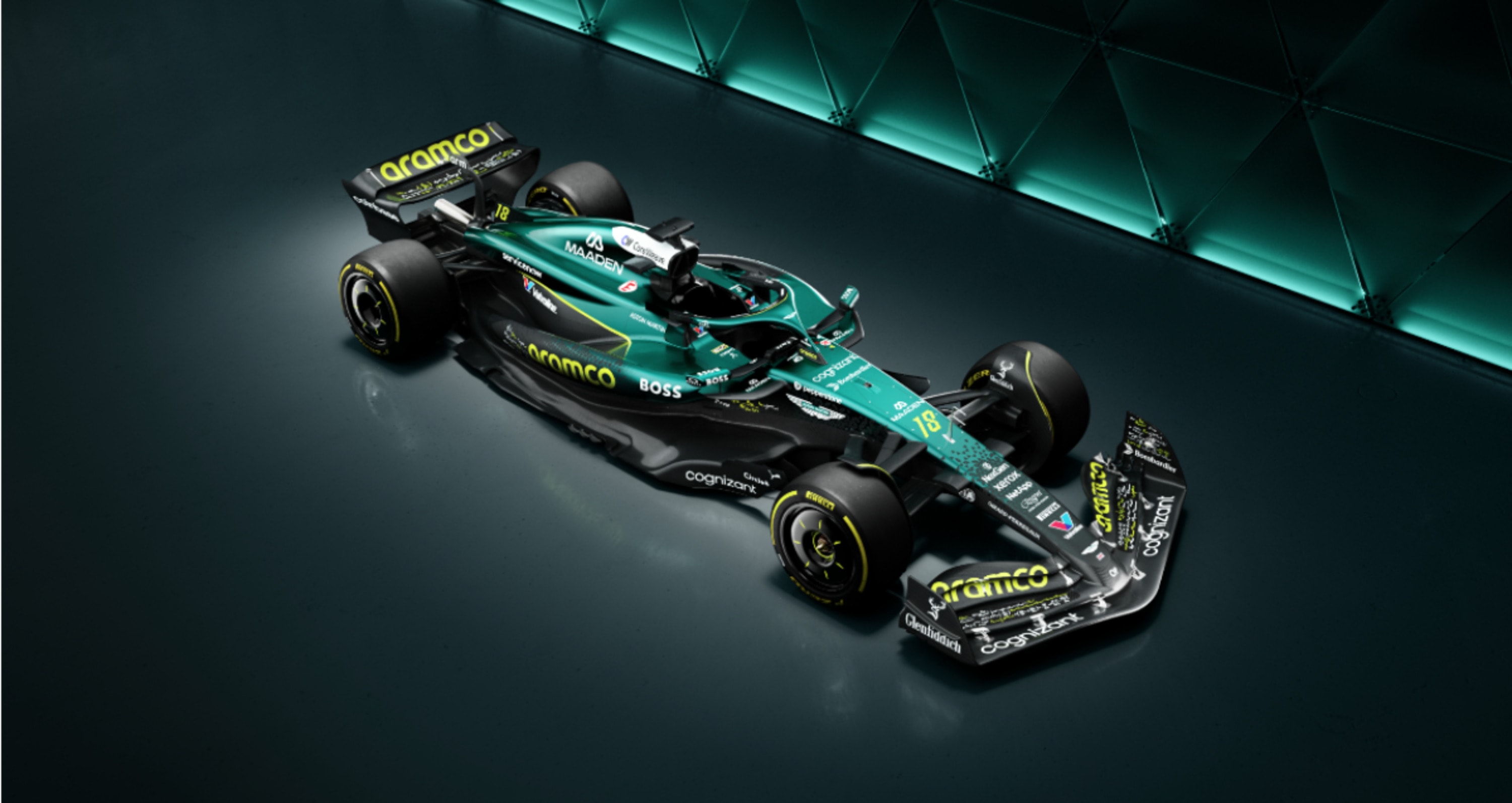 Aston Martin Reveals Exciting US Grand Prix Celebratory Livery Update 3 Aston Martin's special United States Grand Prix livery on display