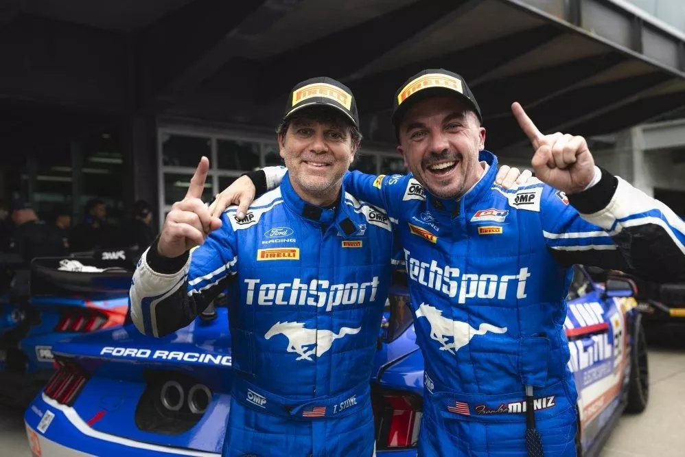 Frankie Muniz Clinches GT4 America Title With Co-Driver Tyler Stone 1 frankie muniz wins gt4 america championship with co driver tyler stone Frankie Muniz Clinches GT4 America Title With Co-Driver Tyler Stone