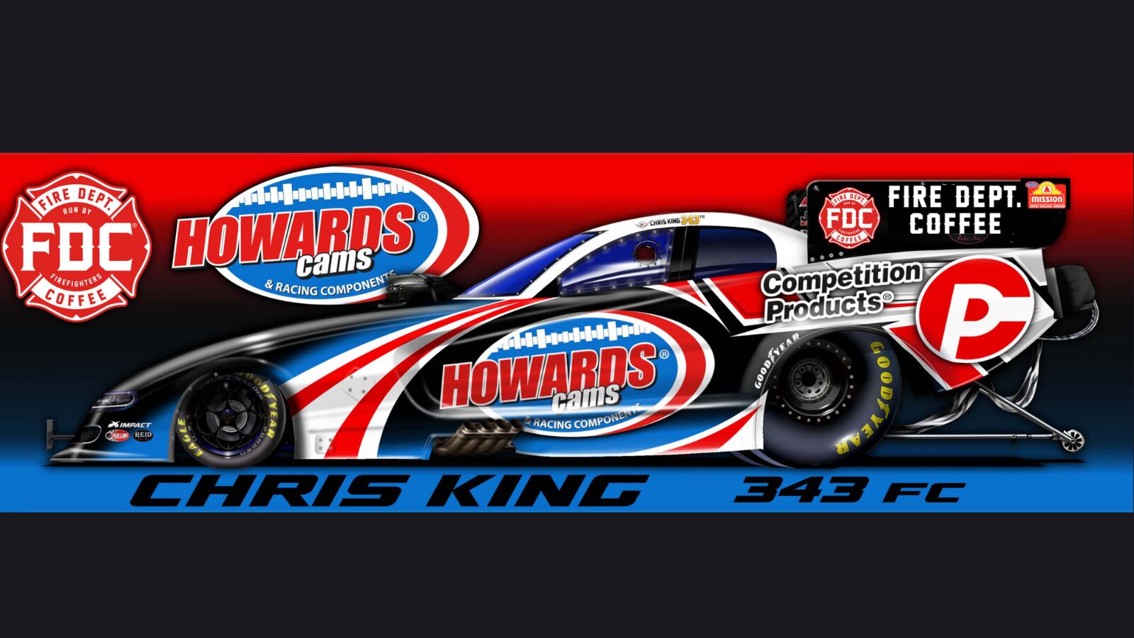 Chris King Highlights Key Wins from St. Louis NHRA Midwest Nationals 3 Chris King’s Funny Car at speed during a qualifying run