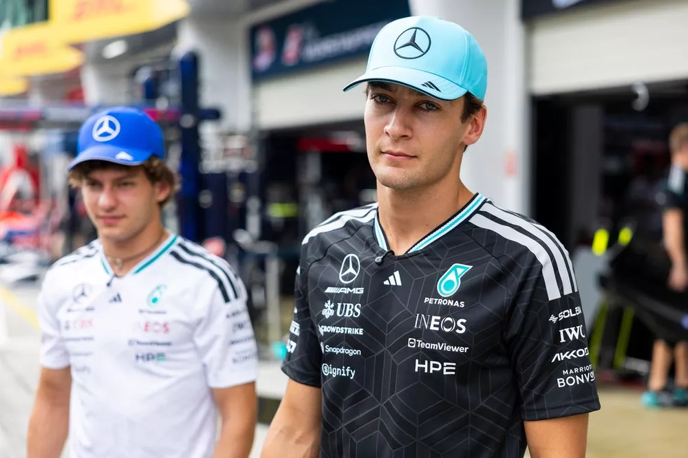 George Russell Warns of Tyre Overheating Risk Ahead of Malaysian GP 2 George Russell raises tyre overheating concerns ahead of the Malaysian Grand Prix at Sepang