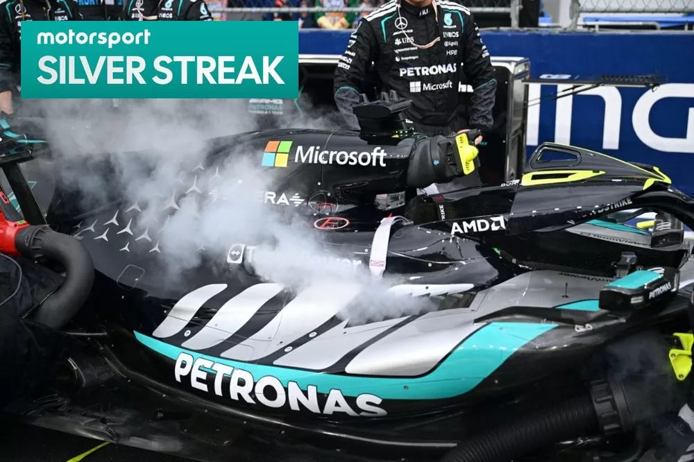 George Russell Eyes US GP Amid Risk of Mercedes Engine Penalty 2 George Russell and Mercedes weigh timing of an engine penalty ahead of Las Vegas