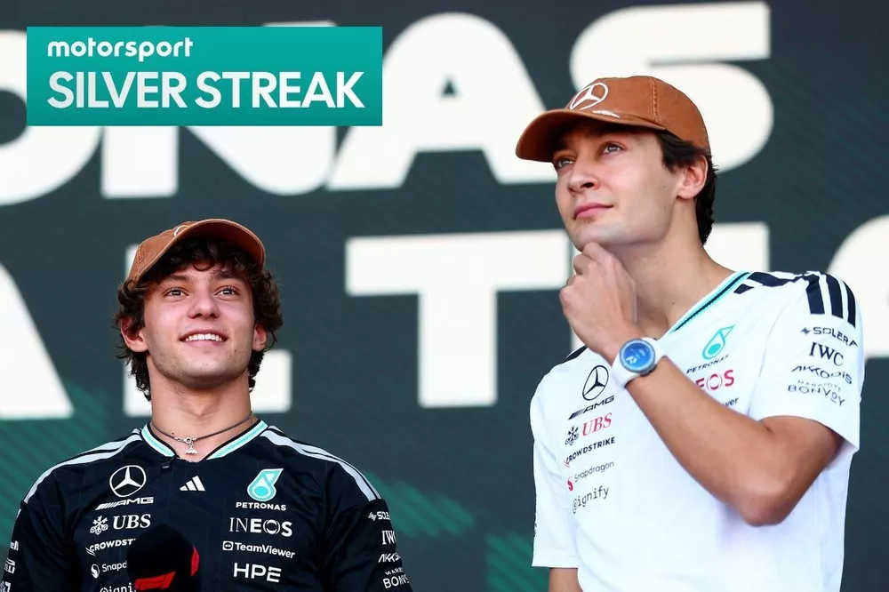 George Russell’s Bold Kimi Antonelli F1 Title Threat: “Could Get You Arrested” 2 George Russell shares a lighthearted moment about the title fight ahead of the US Grand Prix