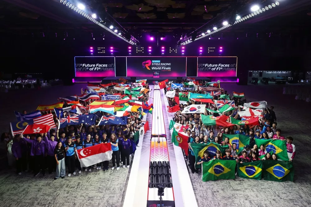 Inside the Thrilling Contest Shaping F1’s Top Engineering Talent 2 Students compete at the STEM Racing World Final in Singapore
