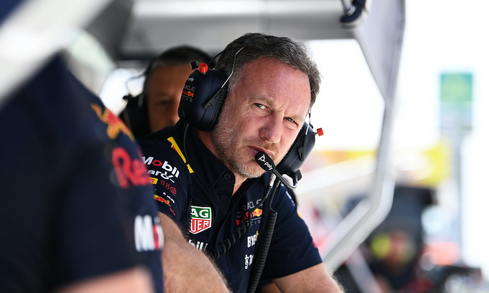 Christian Horner Unveils Game-Changing Vision for Watching F1 2 Christian Horner speaking at an industry event