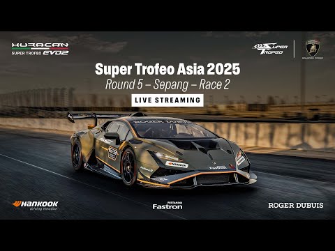 Lamborghini Super Trofeo Asia Race 2: Li/Sherlock Win, Tregurtha Takes Championship 3 Lamborghini Super Trofeo Asia action highlighting field spread in wet conditions