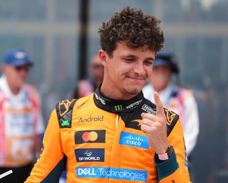 Lando Norris Questions Thrill of Singapore GP Sprint Race 3 Lando Norris celebrates Miami sprint victory for McLaren