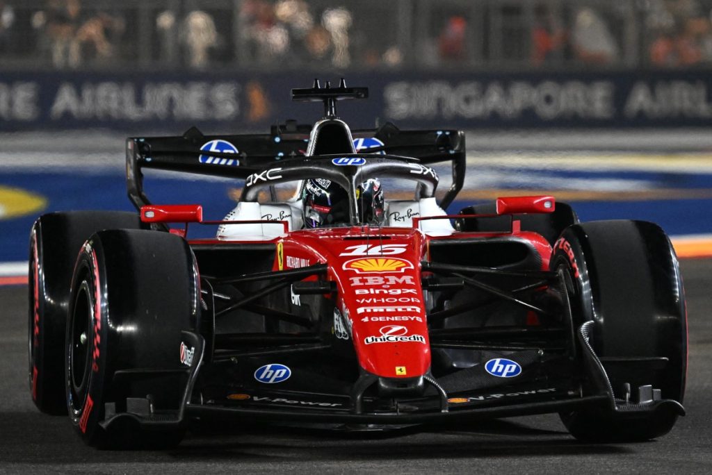 Leclerc Admits Crucial Misjudgment That Cost Singapore Pole Position 2 Charles Leclerc during Singapore GP qualifying as Ferrari challenges Red Bull