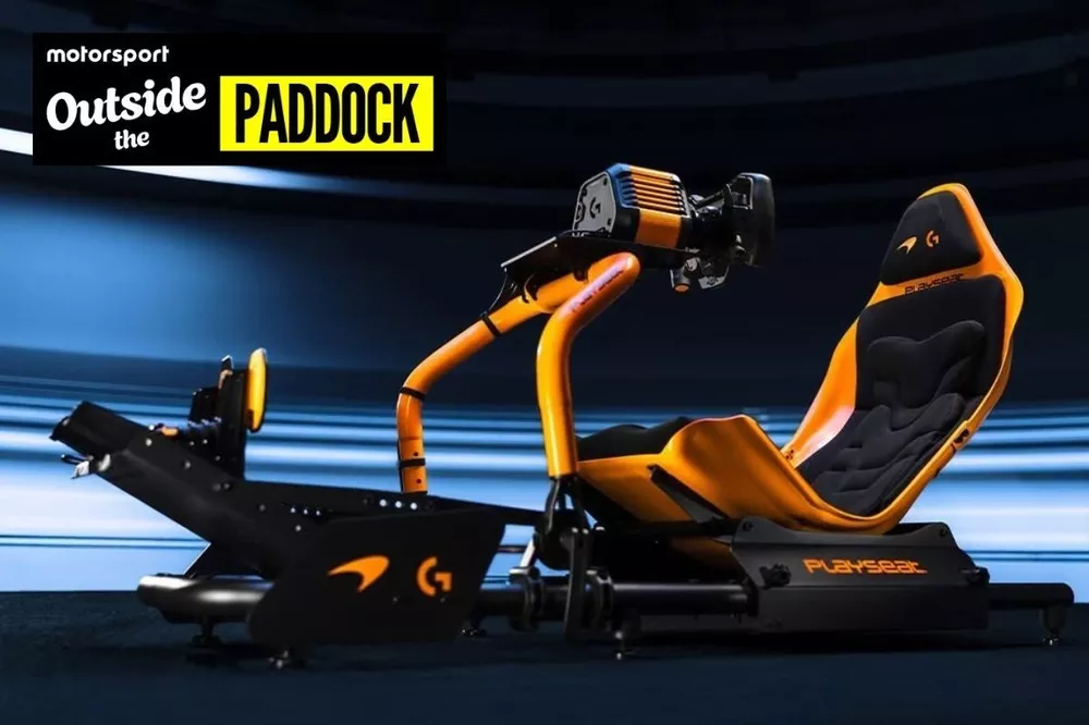 Get the Ultimate McLaren F1 Sim Setup for Just $900 Today 2 Logitech RS50 McLaren Racing Bundle with MCL38-inspired wheel and RS Pedals