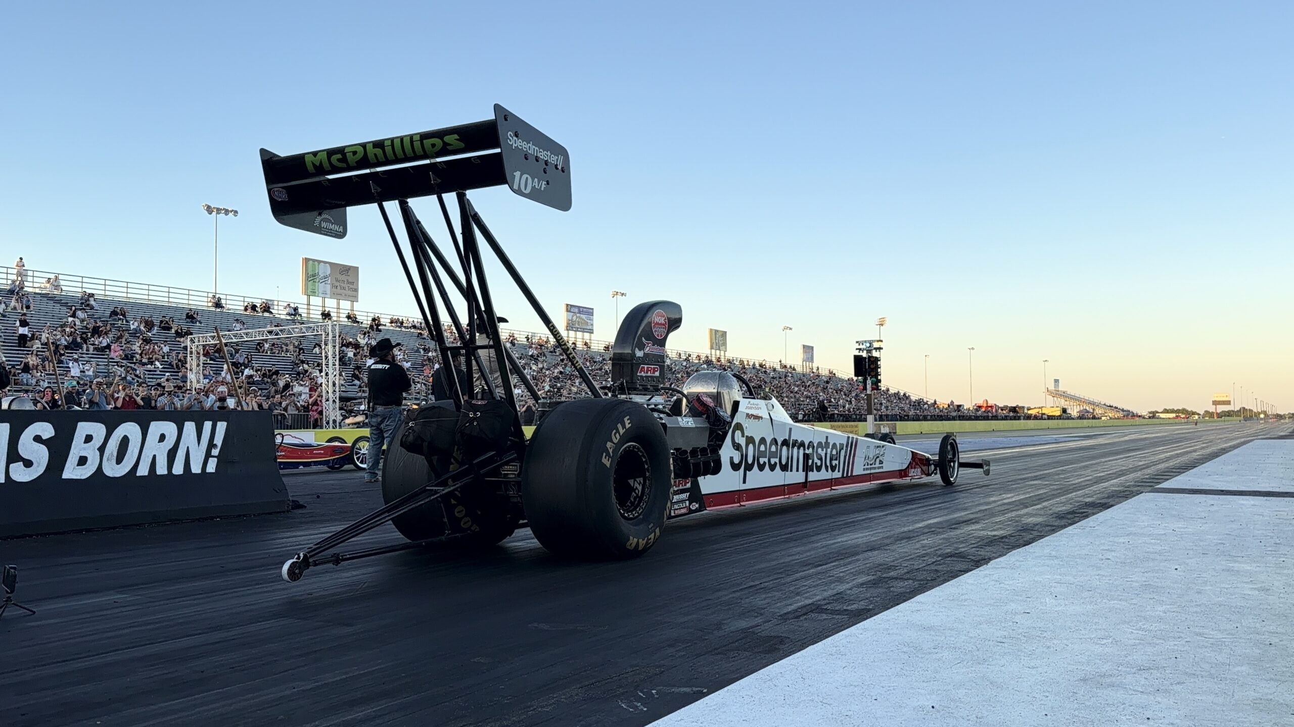 Melanie Johnson Breaks Personal Record with Runner-Up Win at Texas Motorplex 2 Melanie Johnson in the Speedmaster Top Alcohol Dragster at Texas Motorplex