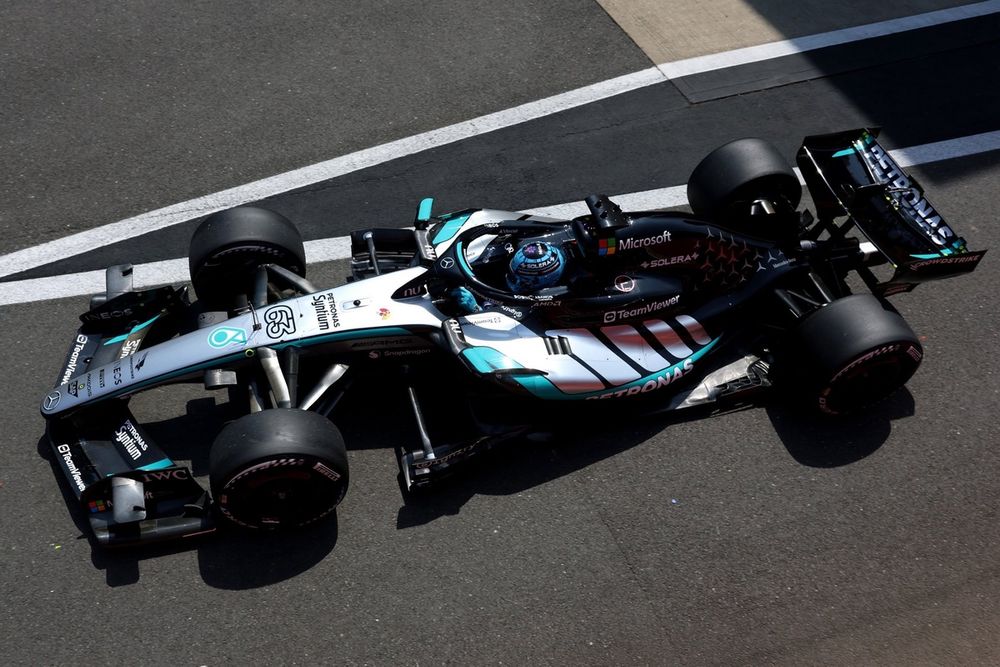 Mercedes Tackles W17 Flaws with Exclusive F1 Upgrade 2 Mercedes W17 with revised sidepods during the Sepang weekend