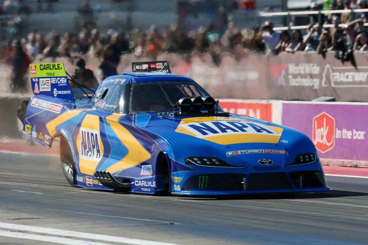 Ron Capps Fights Hard Through Tough Midwest Nationals in St. Louis 3 NAPA Auto Care Funny Car prepared by Ron Capps Motorsports