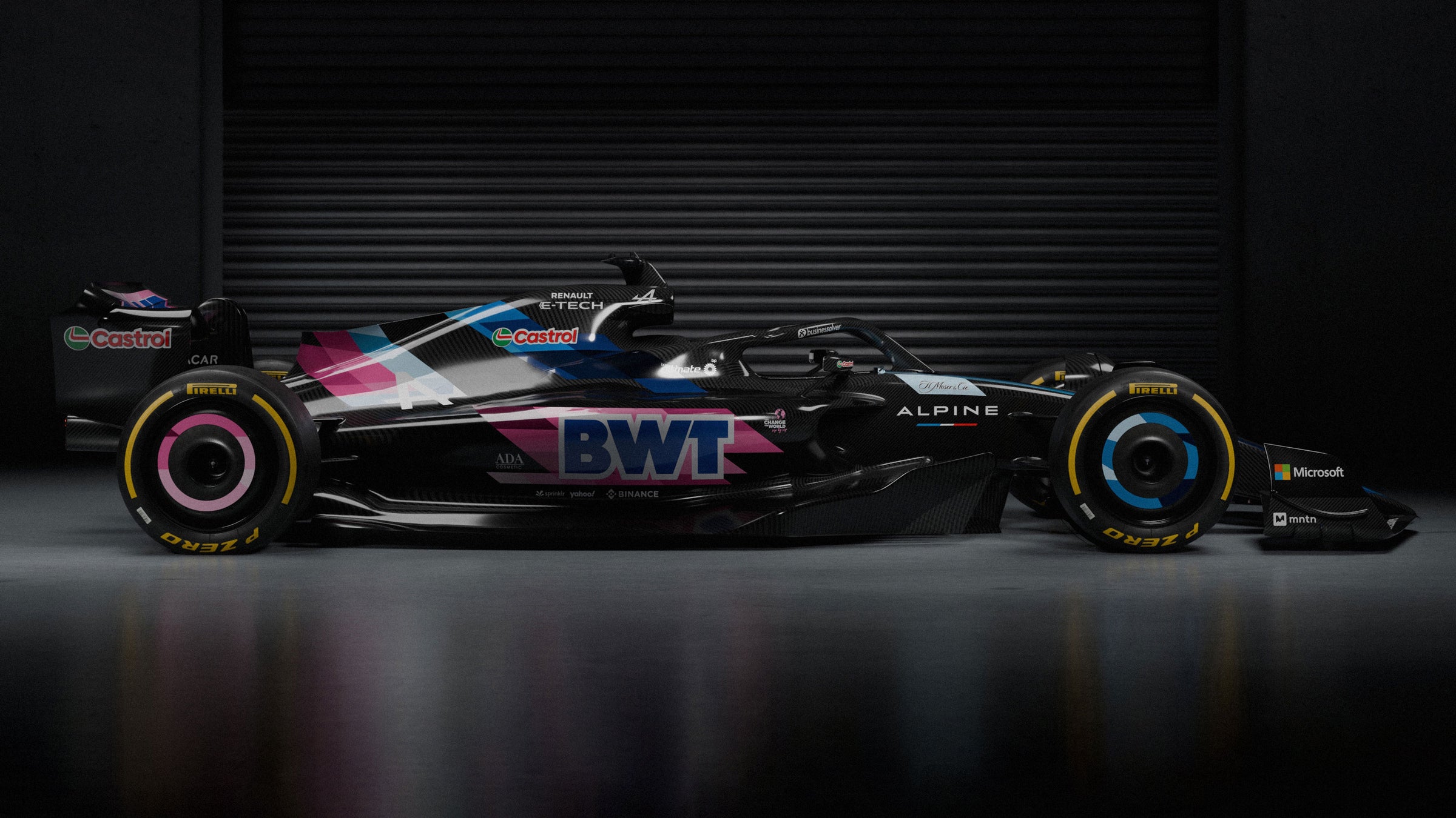 Alpine’s 2024 F1 Car Transformed Into Stunning Collector’s Showpiece 3 Official Alpine A524 rear wing and gearbox carrier display from F1 Authentics