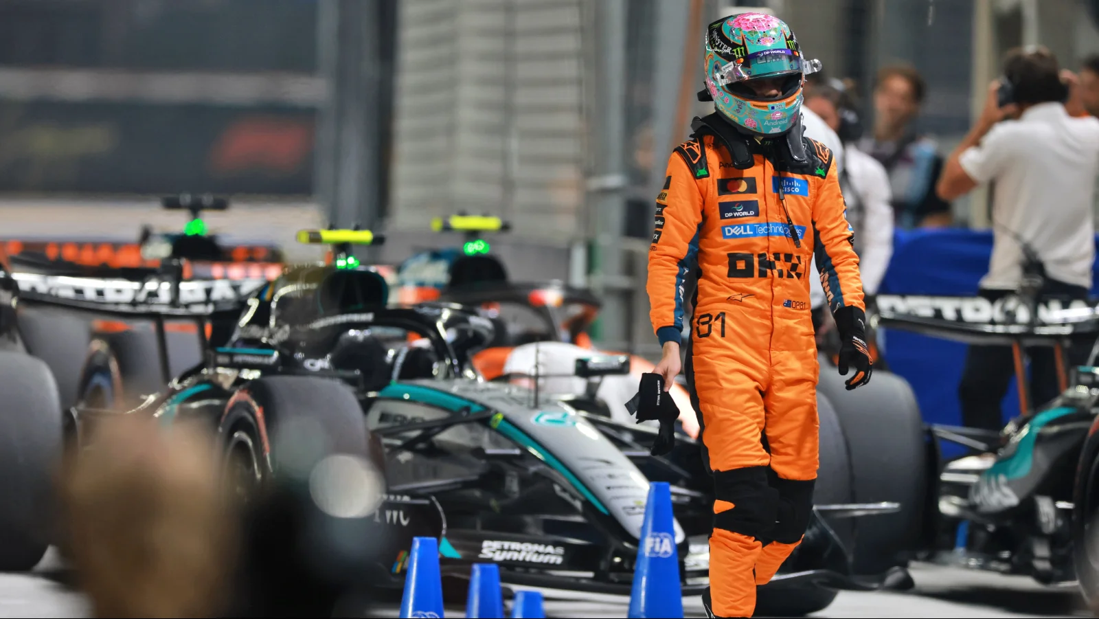 Oscar Piastri Spots Silver Lining After Lonely Singapore GP Weekend 2 Oscar Piastri during the Singapore Grand Prix