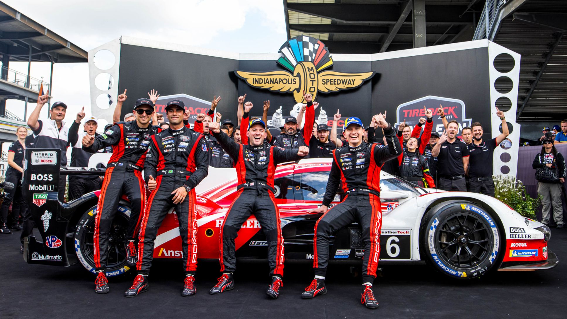 Porsche Chief Laudenbach Voices Strong Discontent Over IMSA 2026 Handling 3 Porsche Penske Motorsport celebrates a hard-fought one-two finish