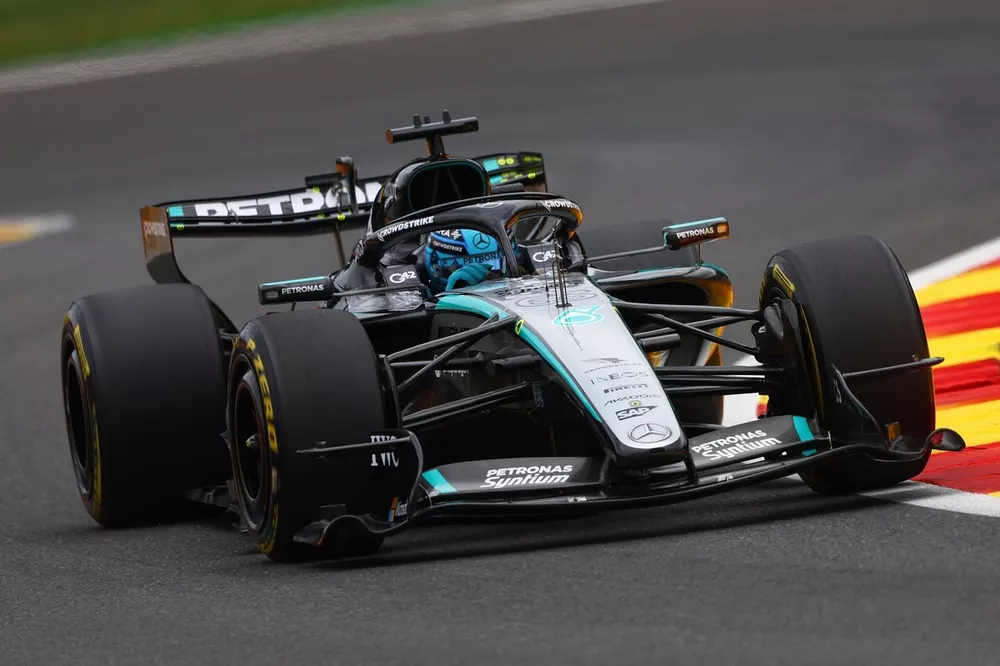 George Russell Exposes Critical Flaw That Sabotaged Mercedes’ Huge F1 Upgrade 2 George Russell addresses Mercedes’ aero upgrade and front wing at Singapore